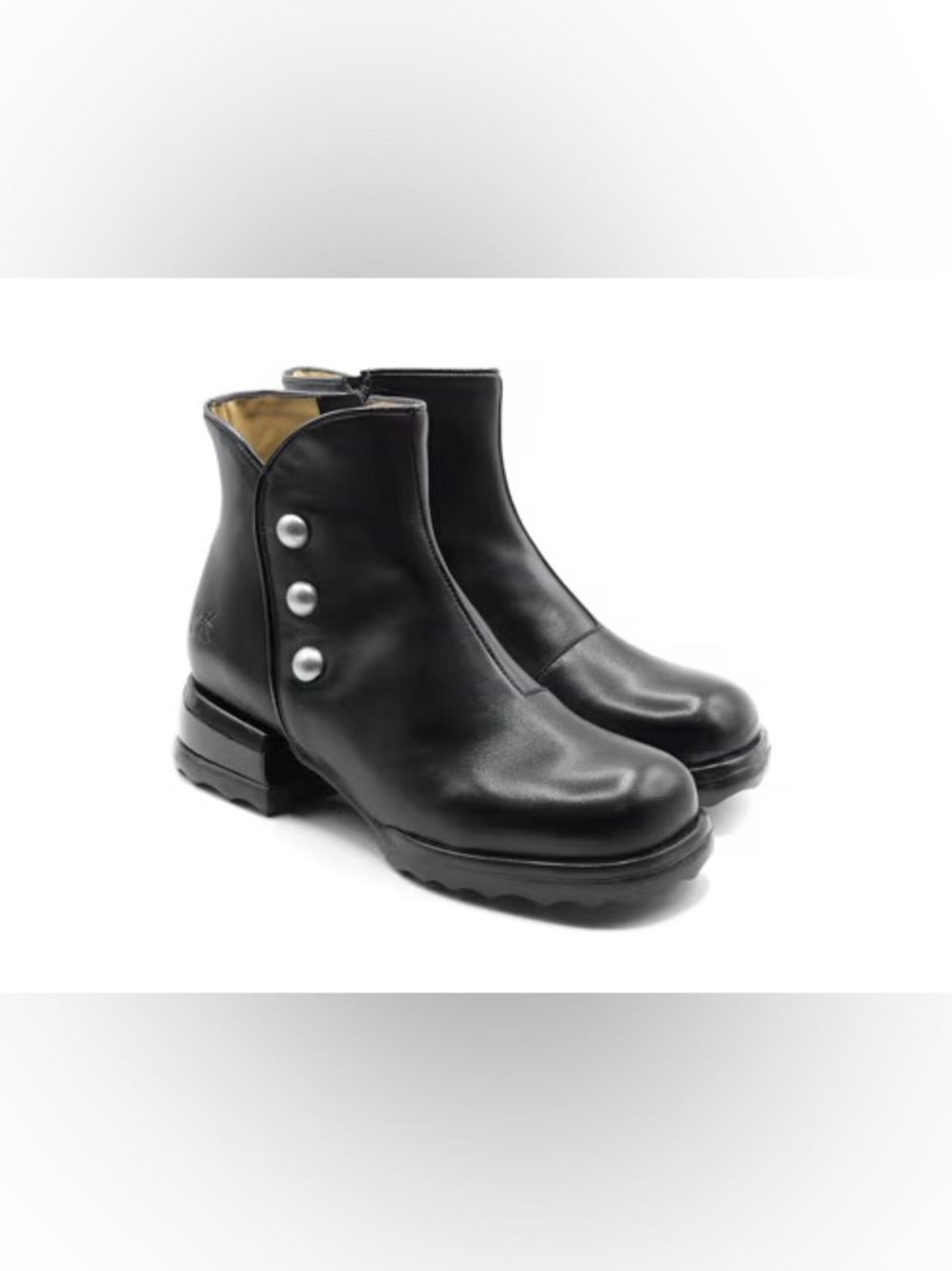Fluevog: Unity Penney - Women's Black Ankle Boots